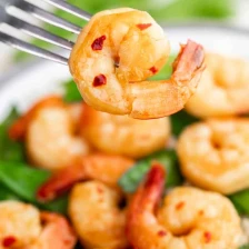 Simple Honey Garlic Shrimp Recipe Page