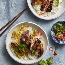 Sticky Chicken &amp; Leek Rice Bowl | Marion&#039;s Kitchen Recipe Page