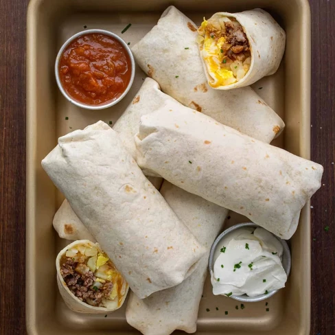 Freezer Breakfast Burritos Image