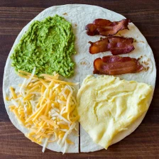 TikTok Breakfast Tortilla Wrap Fold Recipe Page