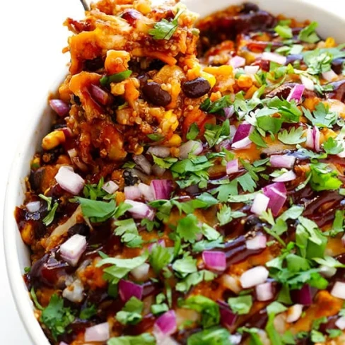 BBQ Chicken Quinoa Casserole Image