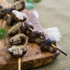 Grilled Mushroom Skewers Recipe Page