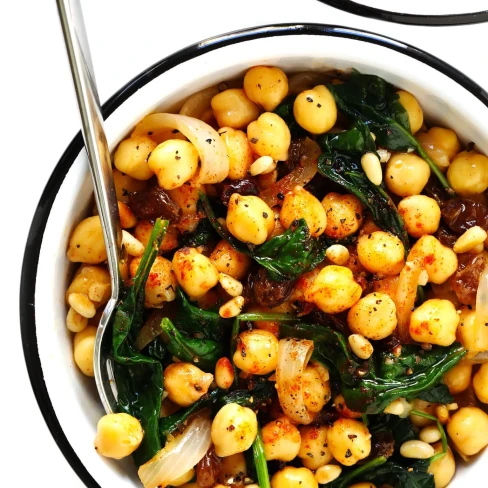 Catalan Chickpeas and Spinach Image