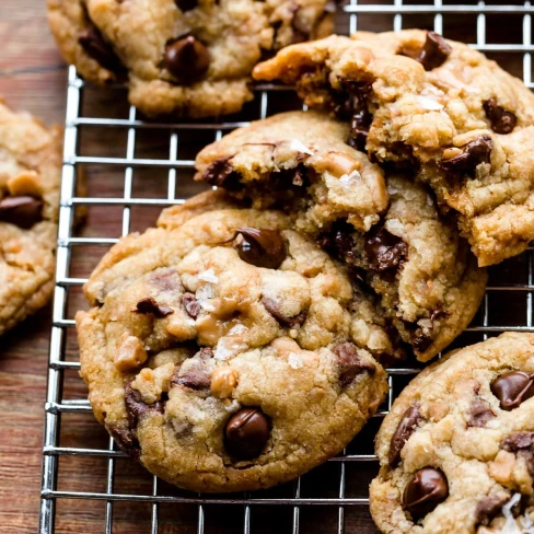 Brown Butter Toffee Chocolate Chip Cookies Image