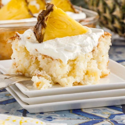 Pineapple Angel Food Cake Image