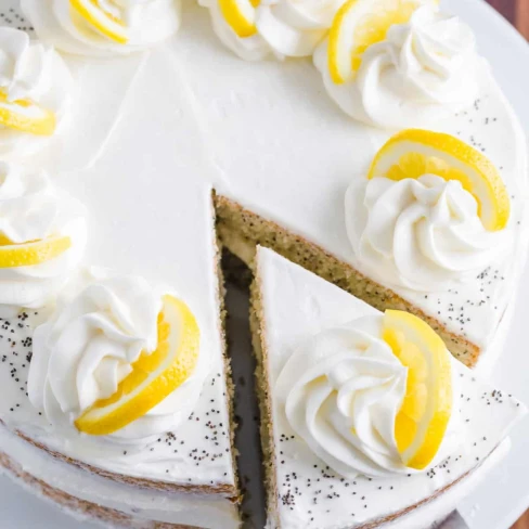 Lemon Poppy Seed Cake Recipe Image