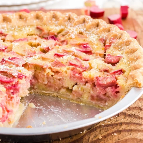 Rhubarb Custard Pie Image