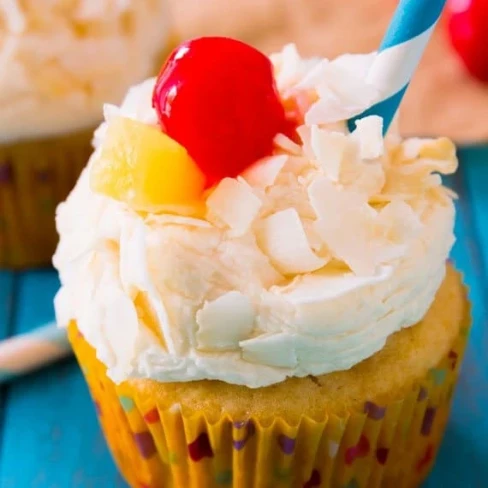 Piña Colada Cupcakes Image