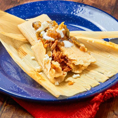 Tamales Rojos De Puerco (Red Pork Tamales) Image