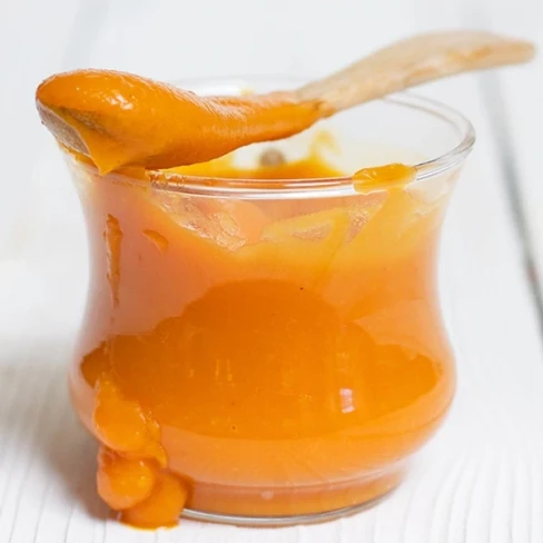 Apples, Butternut Squash and Carrots with Curry Baby Food Puree Image