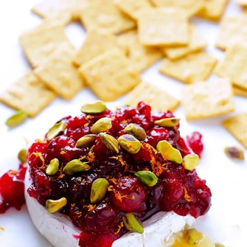 Cranberry Pistachio Baked Brie Image