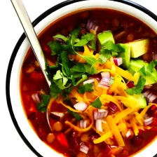 Vegetarian Chili Recipe Page