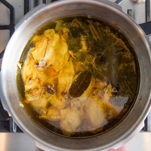 Pressure Cooker Chicken Stock Recipe Image