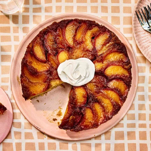 This Easy Peach Upside Down Cake Is Pure Summer Image