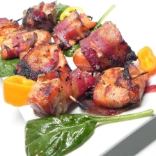 Bacon-Wrapped Bourbon-Marinated Salmon Recipe Page