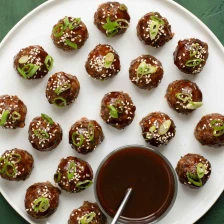 Hoisin-Glazed Cocktail Meatballs Recipe Recipe Page