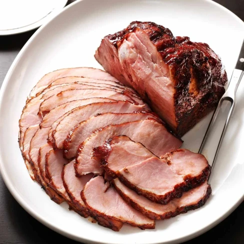 Sous Vide City Ham With Balsamic Brown Sugar Glaze Recipe Image