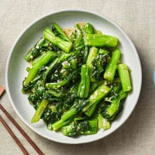 Stir-Fried Choy Sum With Minced Garlic Recipe Page