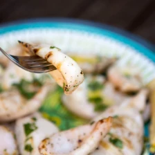 Grilled Squid With Olive Oil and Lemon Recipe Page