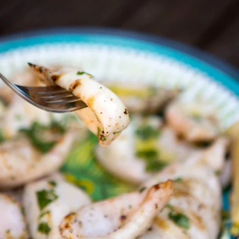 Grilled Squid With Olive Oil and Lemon Image