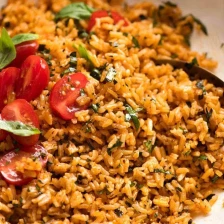 Tomato Basil Rice Recipe Page