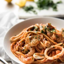 Seafood Spaghetti Marinara Recipe Page