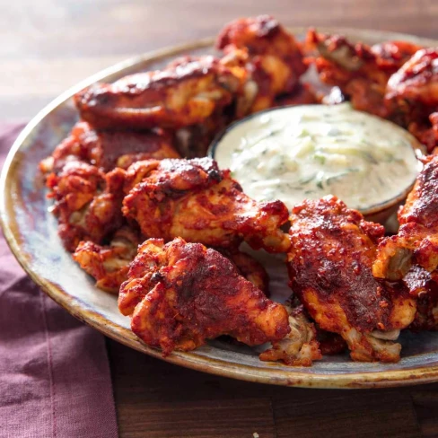 Baked Chicken Wings With Tamarind-Ginger Glaze Image