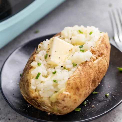 Microwaved Baked Potato Image