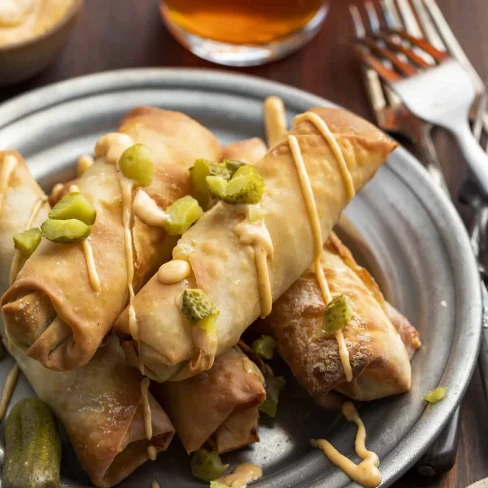 Air Fryer Pickle Egg Rolls Image