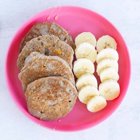 Fluffy Vegan Banana Pancakes Image