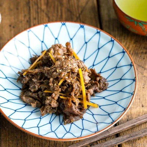 Simmered Beef with Ginger (Shigureni) Image