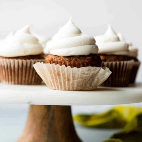 Coconut Carrot Cake Cupcakes Image