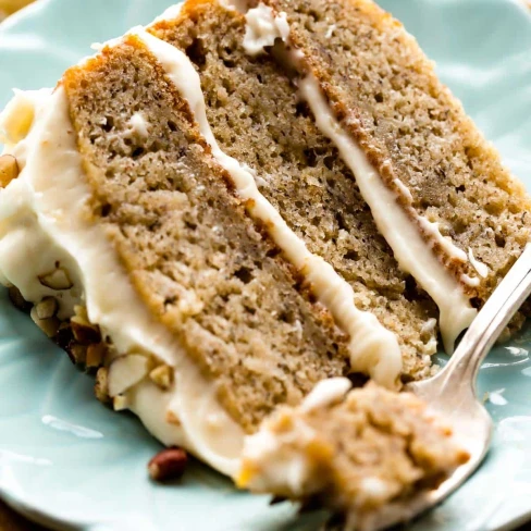 Banana Cake with Brown Butter Cream Cheese Frosting Image