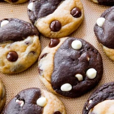 Double Chocolate Chip Swirl Cookies Recipe Page