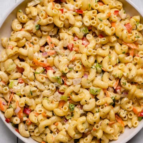 Classic Vegan Macaroni Salad Recipe Image