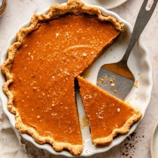 Salted Maple Bourbon Sweet Potato Pie Recipe Page