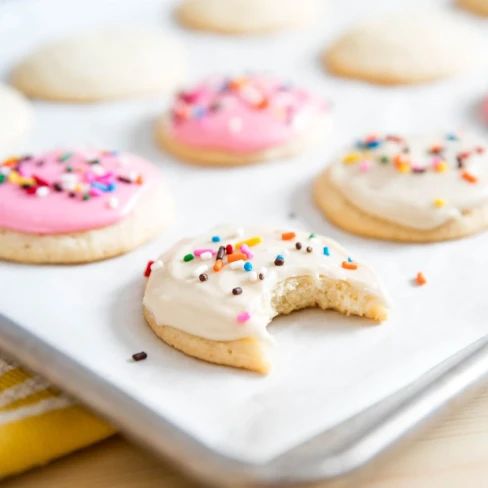 Lofthouse-Style Frosted Sugar Cookies Recipe Image