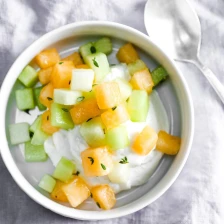 Fresh Cantaloupe and Honeydew Salad With Lemon and Thyme Recipe Recipe Page