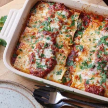 Spinach and Ricotta Manicotti Recipe Page