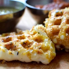 Waffle Iron &quot;Fried&quot; Cheese (Queso Frito) Recipe Recipe Page