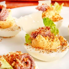 This Twist On Deviled Eggs Will Make You Yell, &quot;Hail Caesar!&quot; Recipe Page