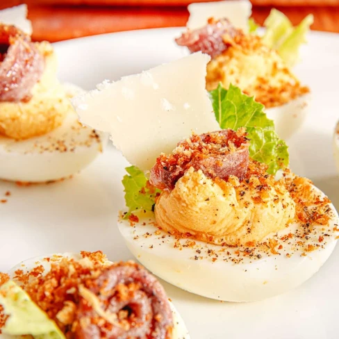 This Twist On Deviled Eggs Will Make You Yell, &quot;Hail Caesar!&quot; Image