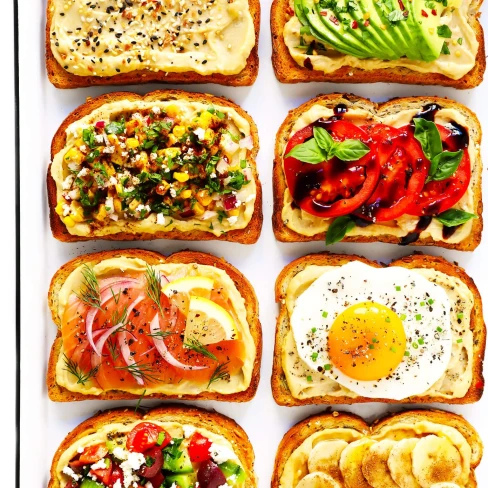 Hummus Toast Image