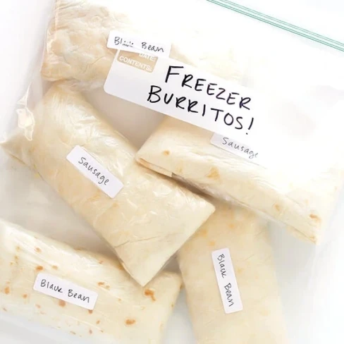 Freezer Breakfast Burritos Image