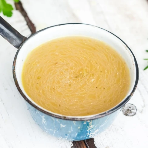 Homemade Chicken Stock Image