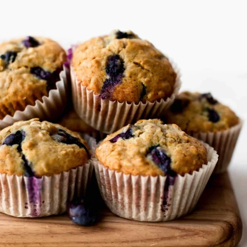 Blueberry Oatmeal Muffins Image