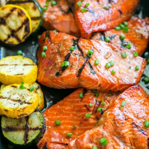 Grilled Maple Salmon Recipe Image