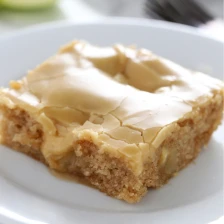 Salted Caramel Apple Sheet Cake Recipe Page