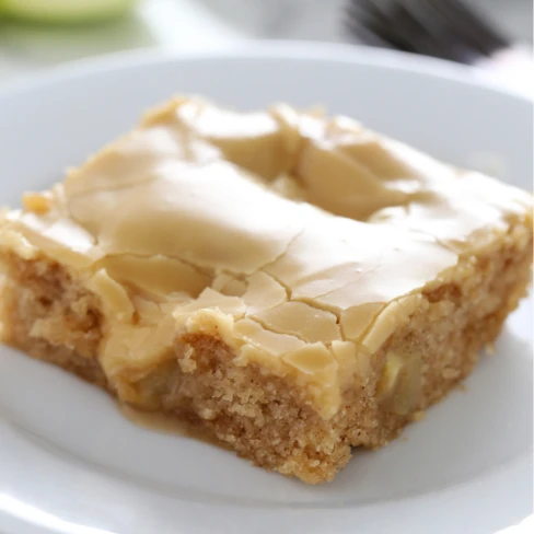 Salted Caramel Apple Sheet Cake Image