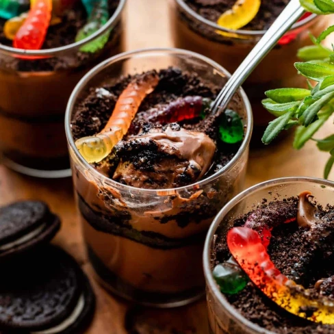 Homemade Dirt Pudding Recipe Image